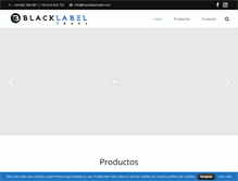 Tablet Screenshot of blacklabeltrade.com